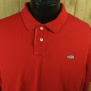 Retro Nike Sportswear Red Polo Shirt Men Size 3XL